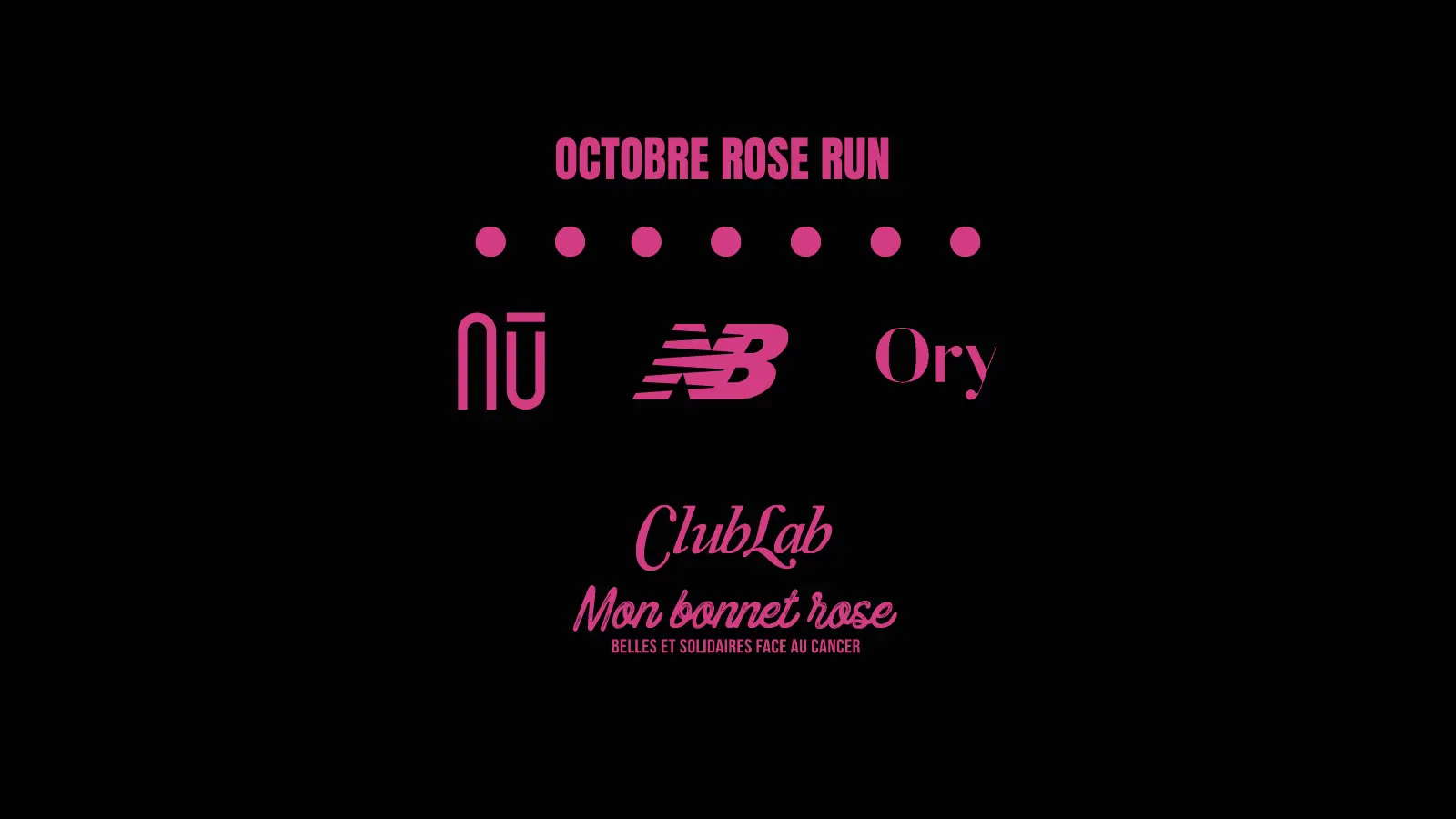 Octobre rose au nù Lille, marathon cancer